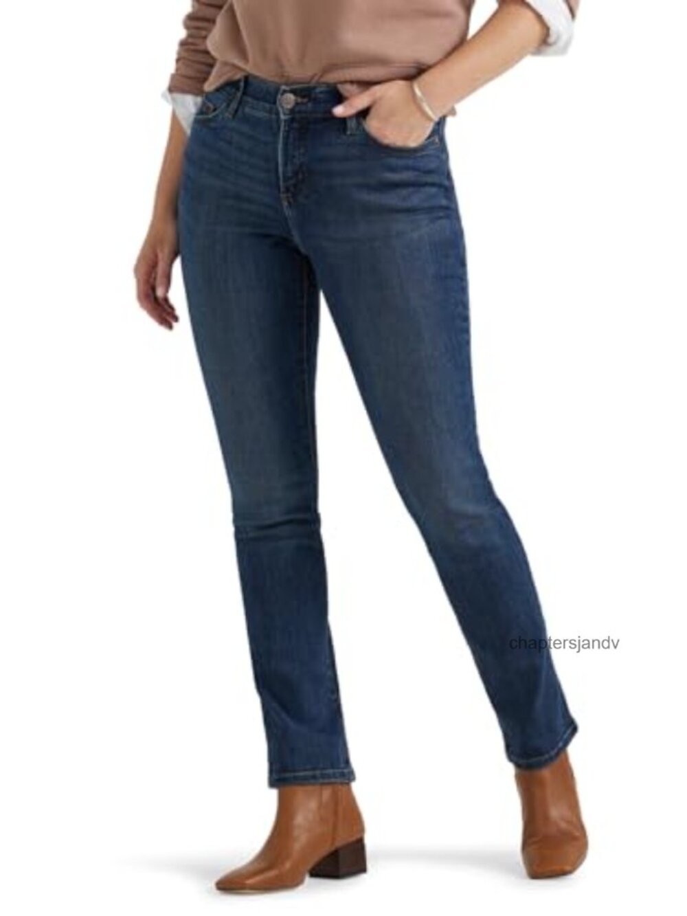 Lee Ultra Lux Comfort Flex Motion Straight Leg Jean Woven